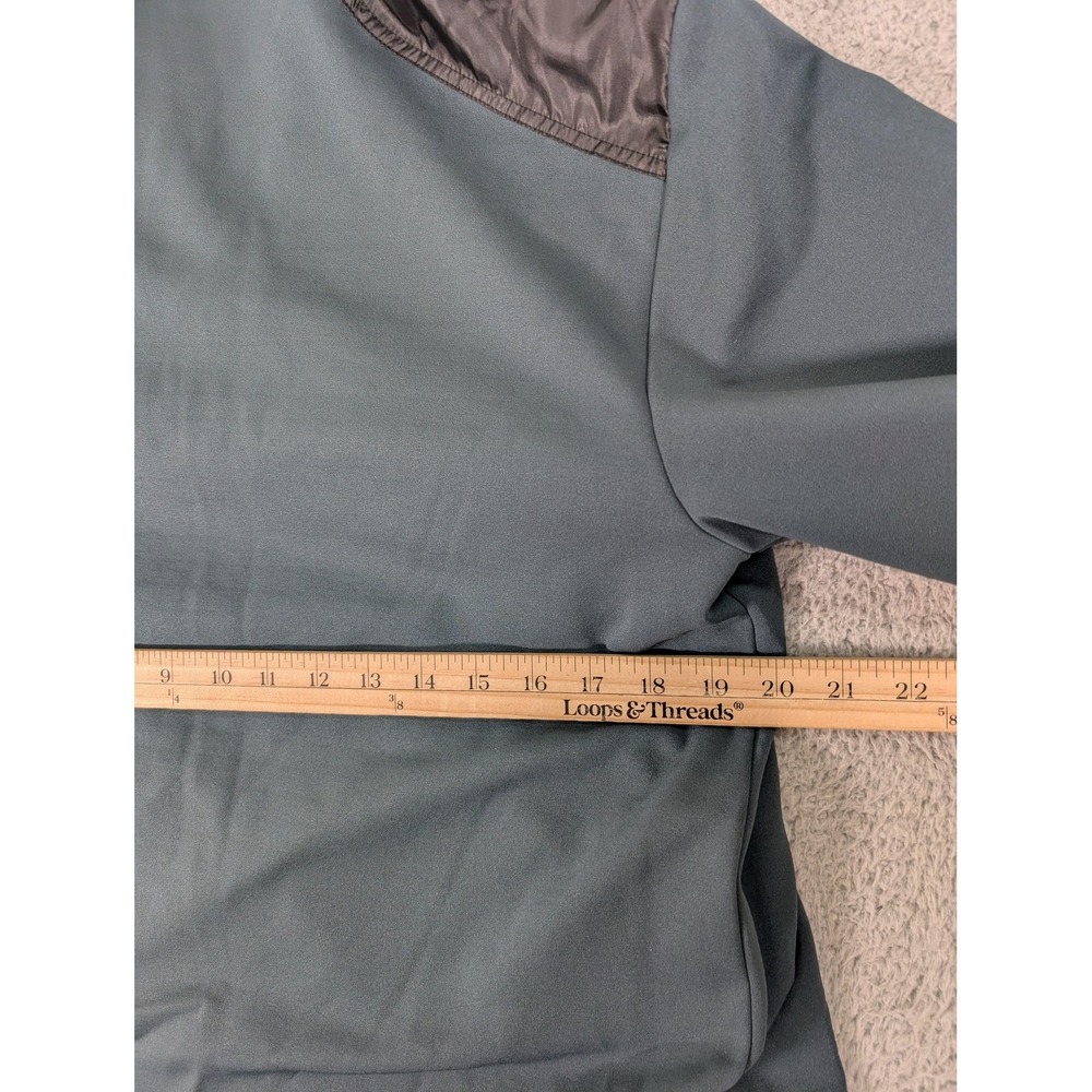 Fitzroy Pullover Mens Large Gray Half Zip Technical Outdoor Jacket Pockets‎ 105 - Picture 8 of 9